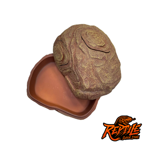 Reptizoo 2-Holes Multi-function Hide Cave
